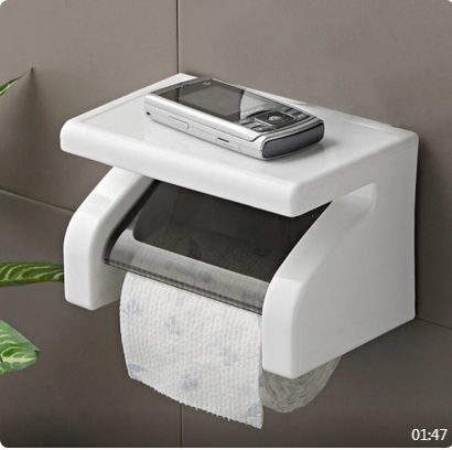 PLASTIC TOILET PAPER HOLDER