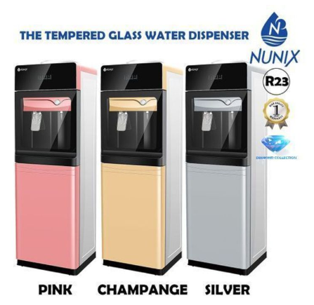 Nunix Hot And Normal Water Dispenser Glass Top