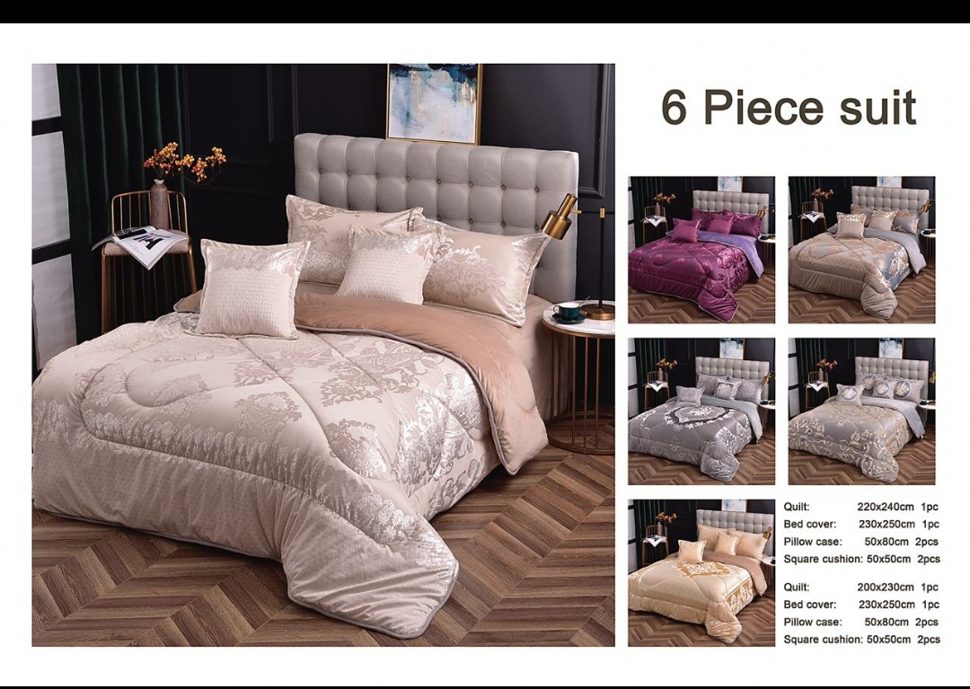 *6 piece Royal Heavy High Quality Silk&amp;fleece Duvet