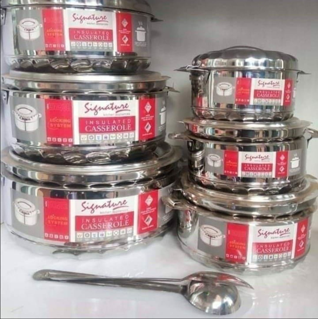 6pcs Signature perfect Quality Heavy duty hot pots