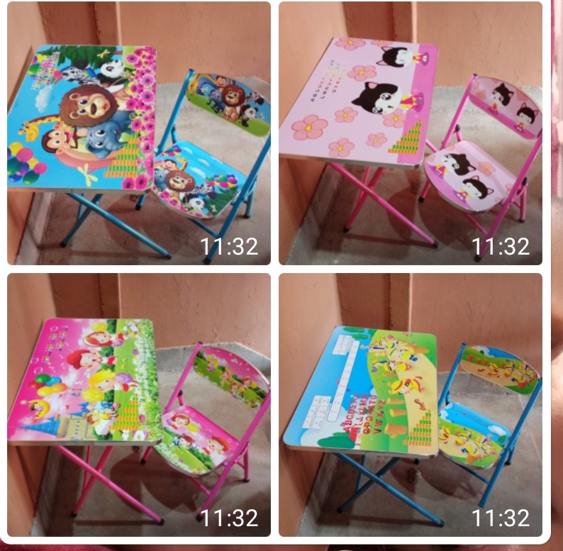 *Character Kids Study Foldable Table &amp; Chai