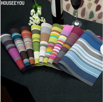 Table Mats For Dinner Table With Stripes