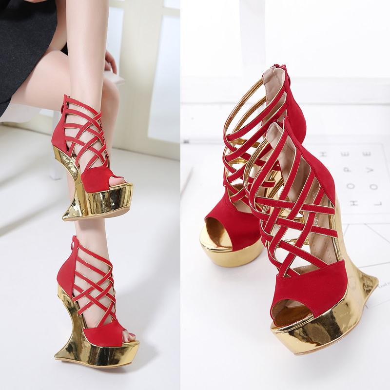 Special heel, 1 super high shoes, summer, new style, stage, T-shoes, boots, single shoes, sandals