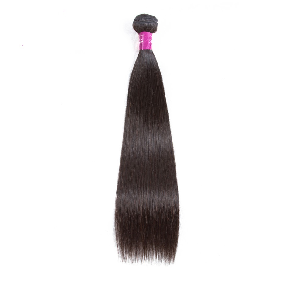 Miss Luna Hair Brazilian Virgin Human Hair Bundles 1 Bundle 50g Straight Human Hair Weave For Wigs Natural Black Color
