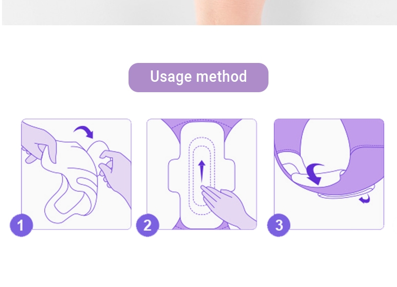 Softcare Sanitary Pad Breathable Cotton 285mm-10 Pads per Packet purple 9