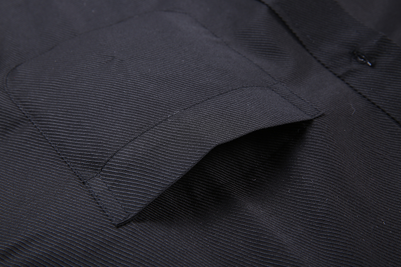 Upgrade Your wardrobe With Aidailu Men's Official Shirt Professional Wear Classic Long-Sleeve Button-down Shirt, Available In Elegant Black And Navy Colors. Designed For Both Style And Comfort
