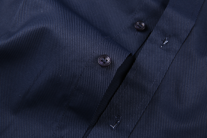 Upgrade Your wardrobe With Aidailu Men's Official Shirt Professional Wear Classic Long-Sleeve Button-down Shirt, Available In Elegant Black And Navy Colors. Designed For Both Style And Comfort