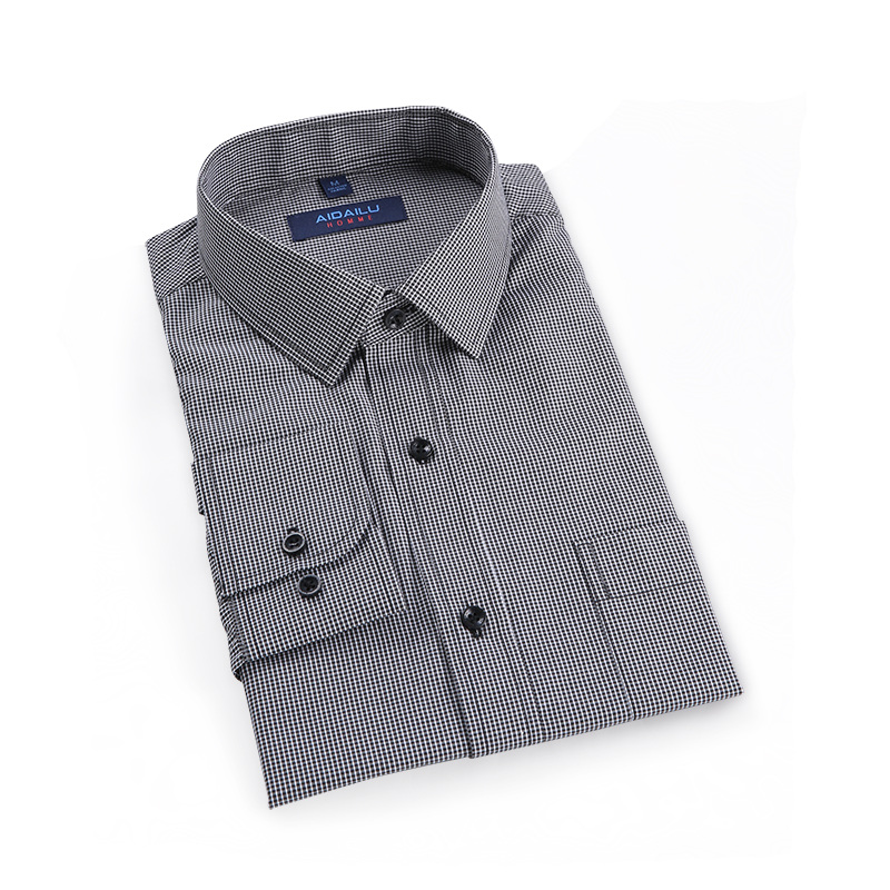 Men's Official Shirt  Long-Sleeve Slim Fit Male High-grade Cotton Fabrics, Versatile Crafted From High-Quality, Breathable Fabric Designed For Comfort And Durability For Professional or Casual Occasio