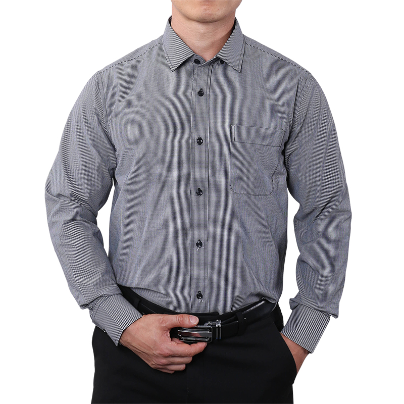Men's Official Shirt  Long-Sleeve Slim Fit Male High-grade Cotton Fabrics, Versatile Crafted From High-Quality, Breathable Fabric Designed For Comfort And Durability For Professional or Casual Occasio