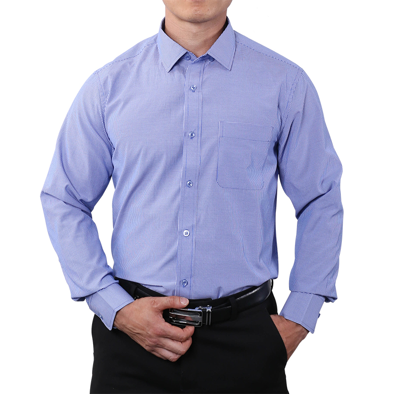 Men's Official Shirt  Long-Sleeve Slim Fit Male High-grade Cotton Fabrics, Versatile Crafted From High-Quality, Breathable Fabric Designed For Comfort And Durability For Professional or Casual Occasio
