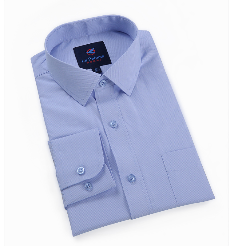 Aidailu Men Shirt Slim Fit Long Sleeve Men's Official Shirt Formal Cotton Business Shirts (S-3XL)