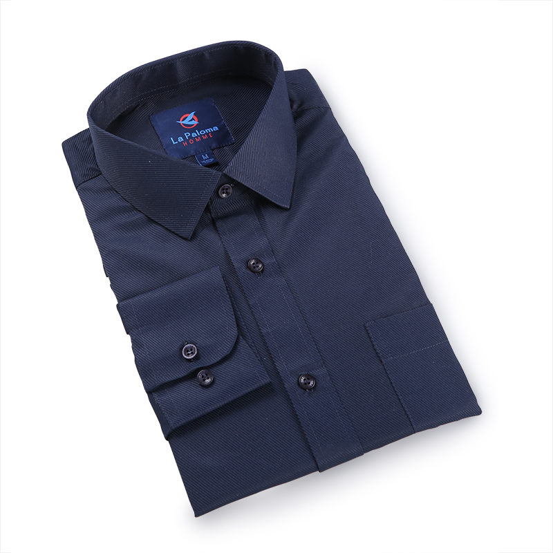 Upgrade Your wardrobe With Aidailu Men's Official Shirt Professional Wear Classic Long-Sleeve Button-down Shirt, Available In Elegant Black And Navy Colors. Designed For Both Style And Comfort