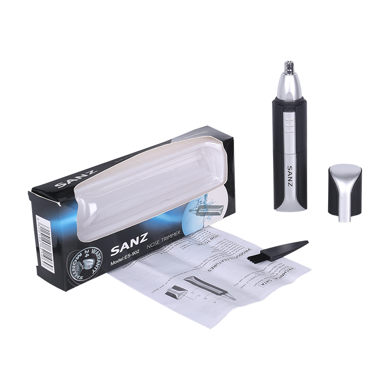 The SANZ Nose, Ear, Facial Hair Removal Shaver Hair Trimmer Offers A sleek And Practical Grooming Solution For Men. Featuring a Lightweight, Portable Design And Stainless Steel Blades. Compact And Use