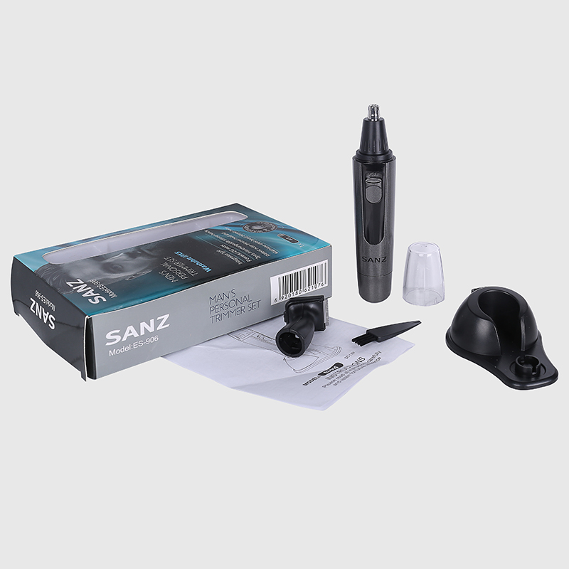 The SANZ Nose, Ear & Face Hair Trimmer (Model: ES-901) Is Your All-In-One Grooming Solution Designed For Precision And Convenience - It Is Lightweight Painless Electric Nose & Ear Face Hair Clipper Re