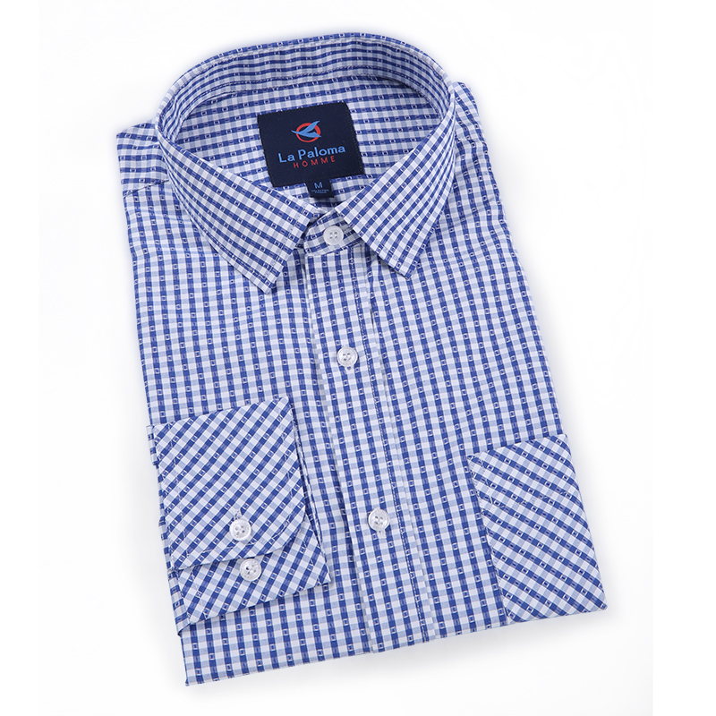 Men’s Official Shirt Classic Checkered Long-Sleeve Shirt. This Stylish Checkered Shirt Is Designed For The Modern Man Who Values Both Comfort And Sophistication Ideal For Both Casual And Semi-Formal O