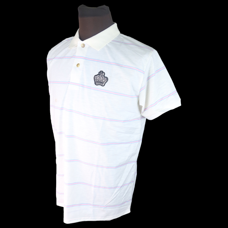 Men Shirt Crown Embroidered Men Polo Shirt Is A Stylish Blend Of Elegance And Simplicity, Perfect For Casual Or Semi-Formal Wear Men Top
