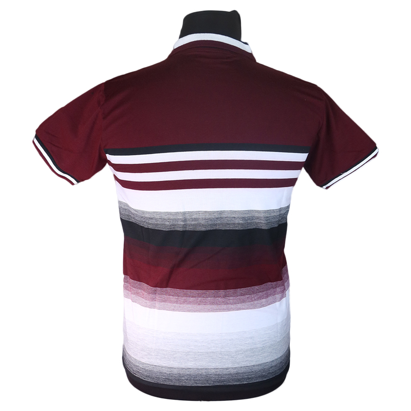 Fashion Upright Slender vertical Stripe Men T-shirt Men Polo T-shirts Summer Breathable Casual Short Sleeve Cotton Shirts Tops for Man Summer Clothing  Embroidery Casual Tops
