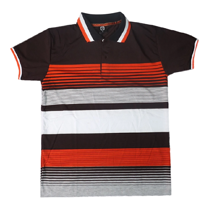 Men Shirt Stripe Men  Polo T-shirts. Designed To Offer The Perfect Balance Of Comfort And Style, Ideal For Those Warm Weather Days To Stay Cool While Looking Sharp.  Ideal For Casual Outings, Weekends