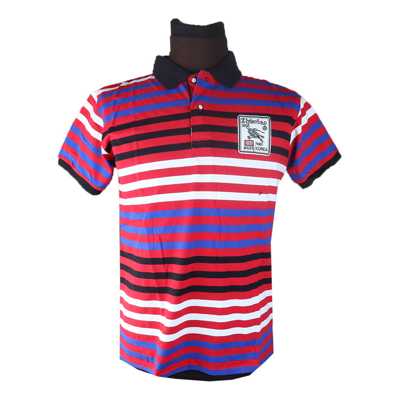 Men Shirt Multiple Colors Stripe Men Polo T-shirts. Their Comfortable Fit Make Them A Go-To Choice For Summer Clothing, While The Simple Yet Elegant Designs Allow For Easy Pairing With Jeans, Chinos,