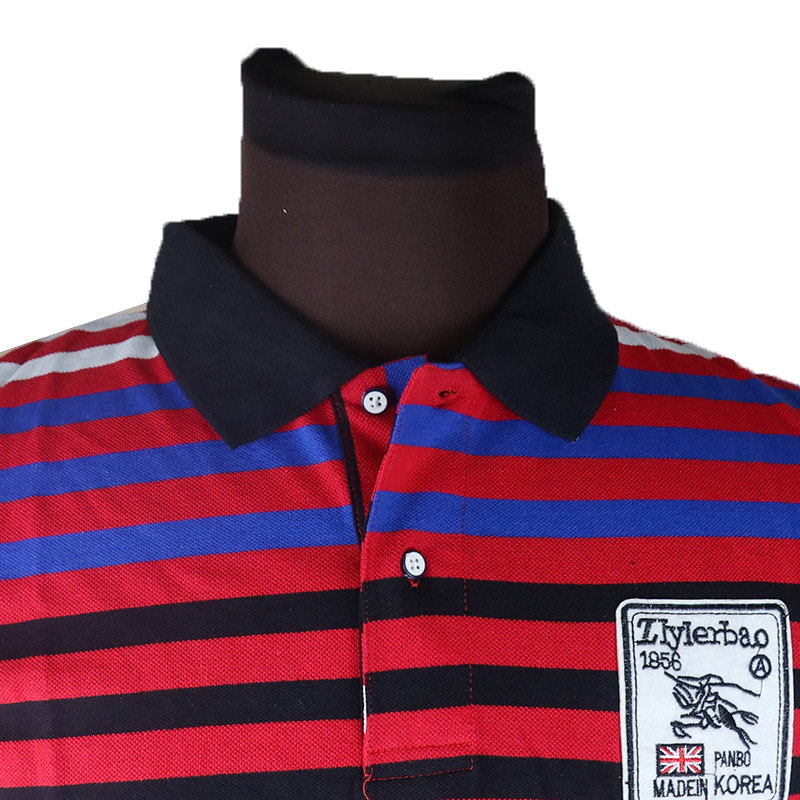 Men Shirt Multiple Colors Stripe Men Polo T-shirts. Their Comfortable Fit Make Them A Go-To Choice For Summer Clothing, While The Simple Yet Elegant Designs Allow For Easy Pairing With Jeans, Chinos,