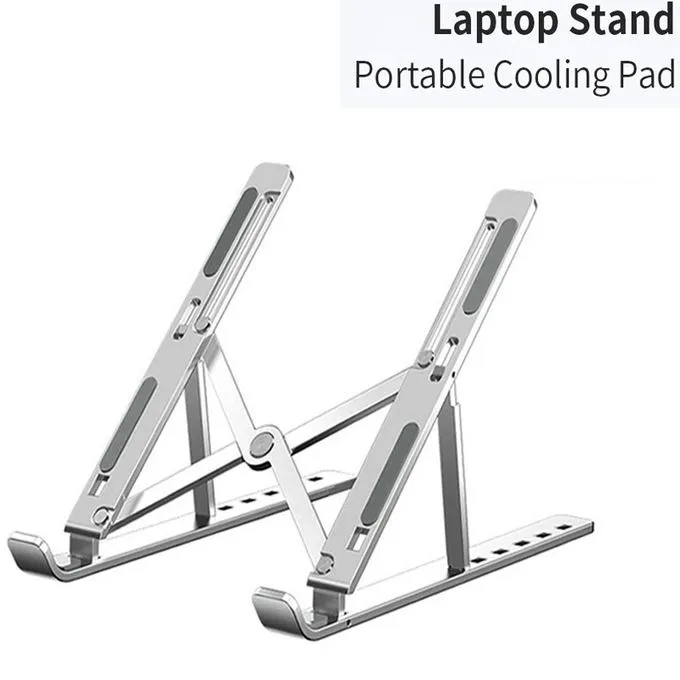 Generic Uniserval Foldable Adjustable Laptop Stand & Holder Desk Laptop Stand,Suturun Ergonomic Detachable Computer Stand for Laptop Riser for Desk,Portable Aluminum Laptop Stand