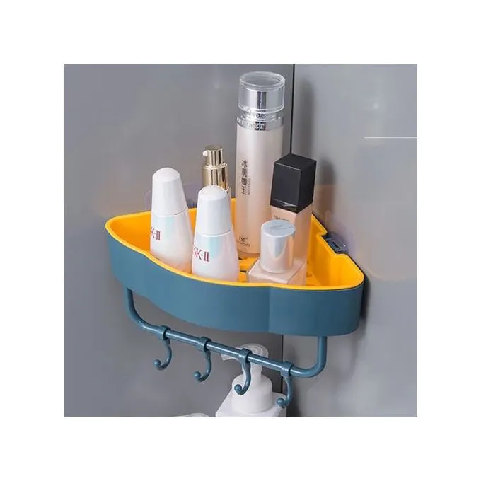 Generic Bathroom Wall Shelves1 Pack Adjustable Height Under Sink Organizer Kitchen  and Storage Bathroom Shelf HI NINGER 1Tier Bathroom Organizer Under Sink. Wall-Mounted Corner Shelf Organizer is