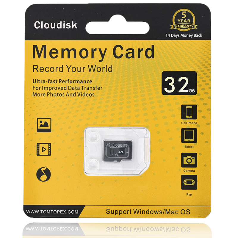 Cloudisk Memory Card 32GB U1 Class 10 Micro SD Card SDXC SDHC Flash TF Card  5 Years Warranty