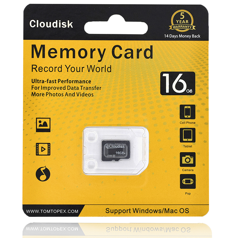 Cloudisk Memory Card 16GB U1 Class 10 Micro SD Card SDXC SDHC Flash TF Card  5 Years Warranty