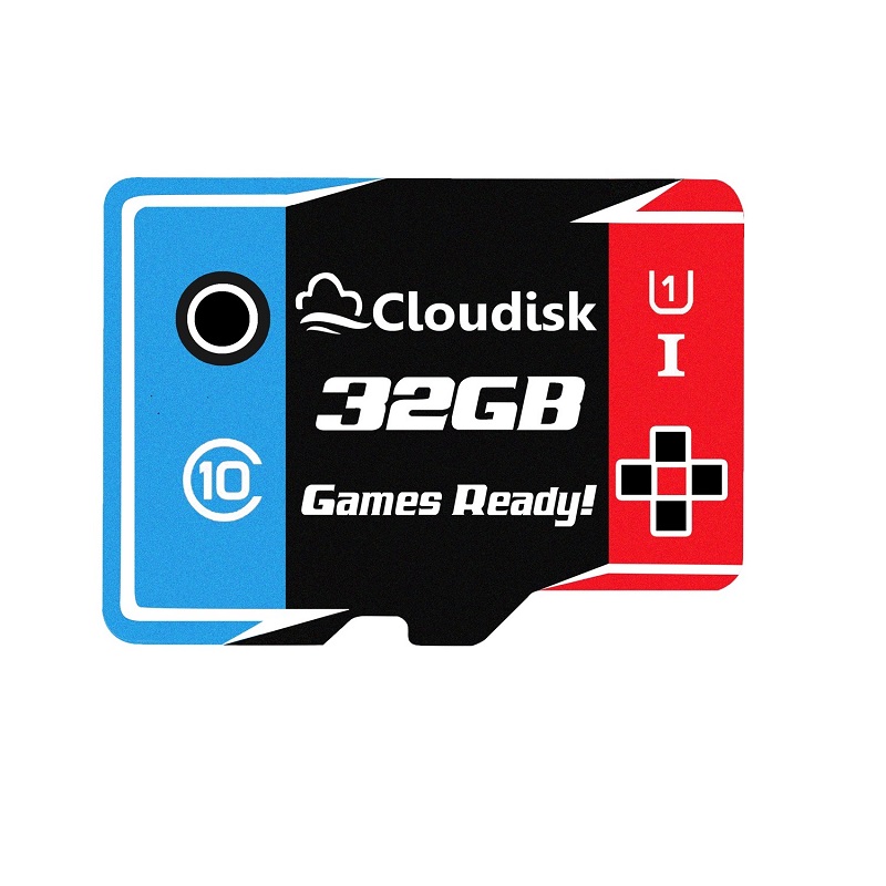 Cloudisk Games Ready Memory Card 32GB Micro sd U1 High Speed Class10 Real Capacity 5 Years Warranty