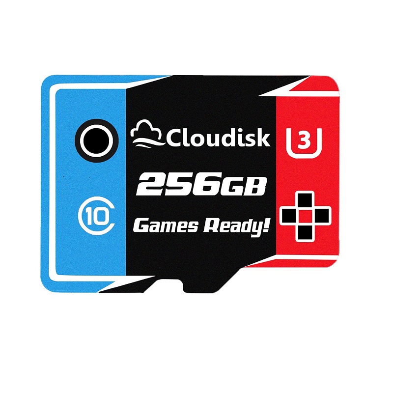 Cloudisk Games Ready Memory Card 256GB Micro sd U3 High Speed Class10 Real Capacity 5 Years Warranty