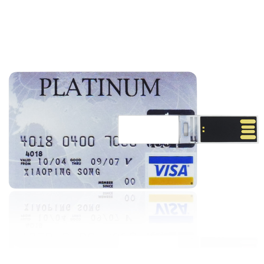 U Disk Card series Visa Platinum Card USB Flash Drive 128GB 64GB 32GB 16GB 1GB Usb Pen Drive