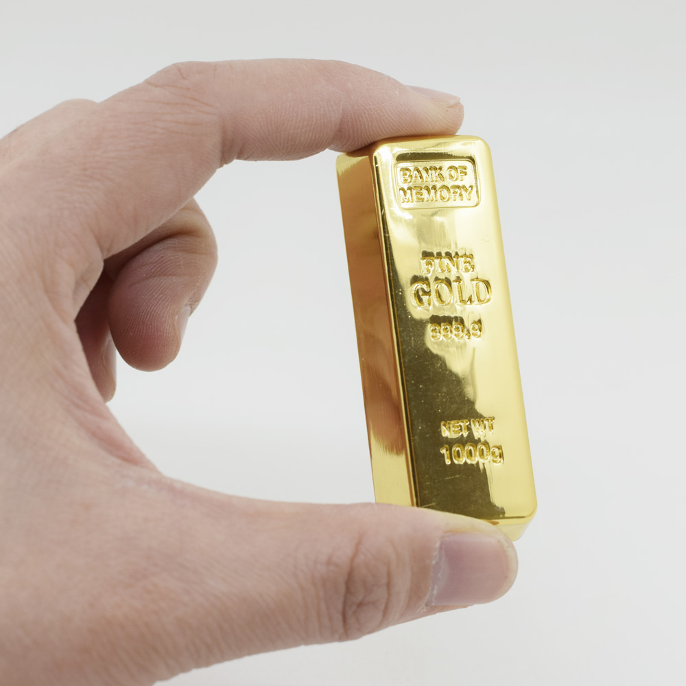 Original Metal Golden USB Flash Drive 32GB USB Pen Drive USB Memory Stick  Real Capacity High Speed