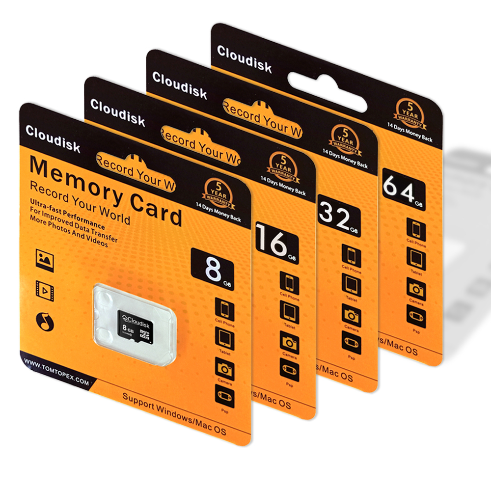 Cloudisk Memory Card 128GB 64GB 32GB 16GB 8GB Micro SD Cards Class 10 Extreme Pro Card Professional  5 Years Warranty