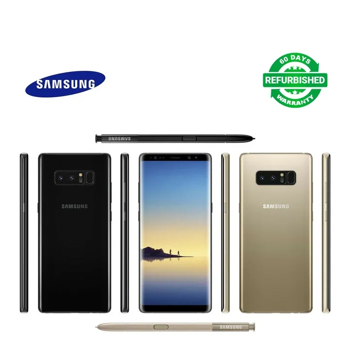 Refurbished Samsung Galaxy Note 8 Note8 N950 4G LTE 6.3inches 12MP 64GB Original Smart Phone 4G Cellphone