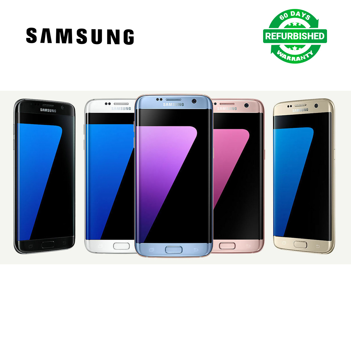 Refurbished Phone Samsung Galaxy S7 Edge G935 Smart Phone 4GB+32GB 12MP 4G LTE  Original Cellphones with line, dot or shadow