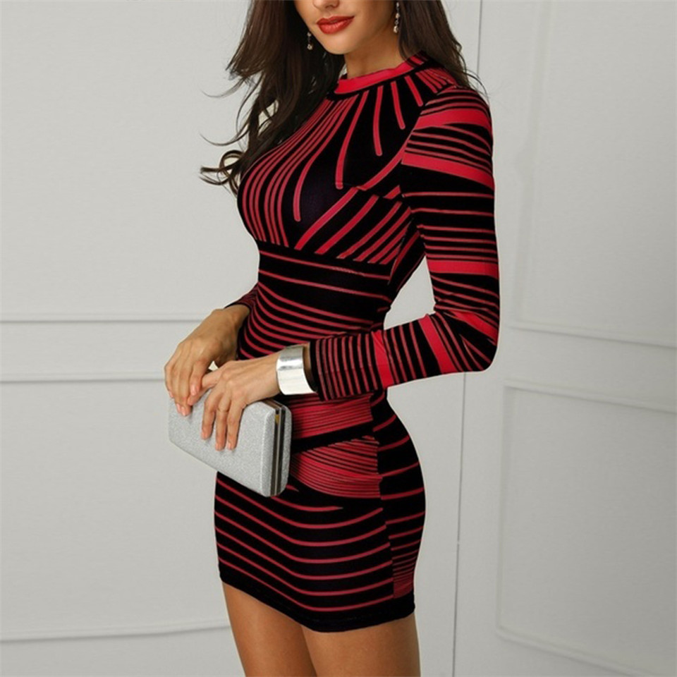 Hot Sexy Stretch Print Hip Tight Bandage Miniskirt Girl Short Sexy Club Party Pencil Skirt