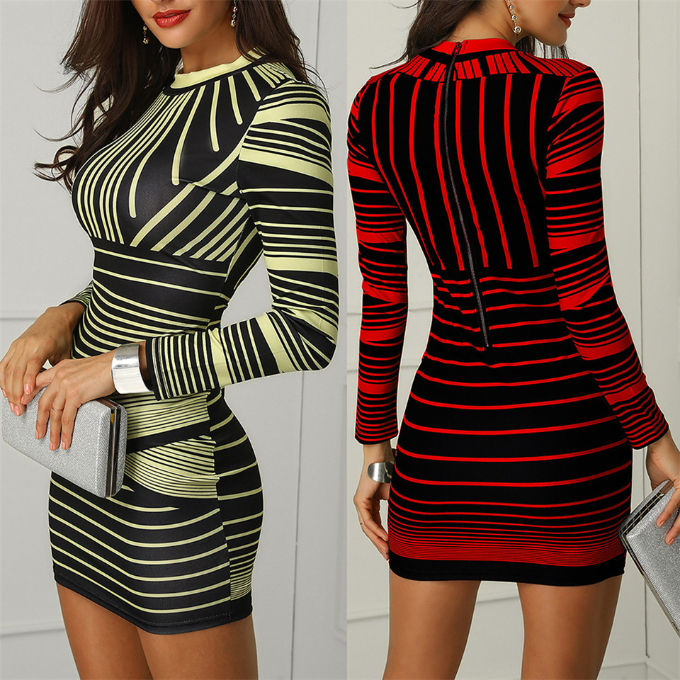 Hot Sexy Stretch Print Hip Tight Bandage Miniskirt Girl Short Sexy Club Party Pencil Skirt