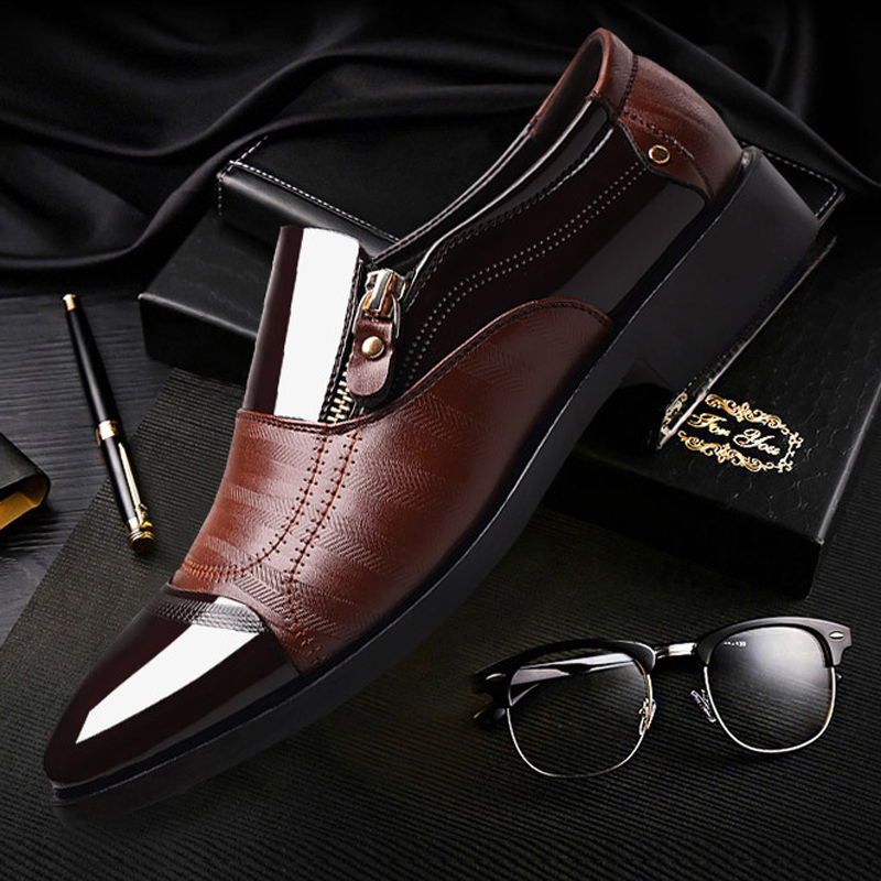 2019 new large-size business dress shoes for men