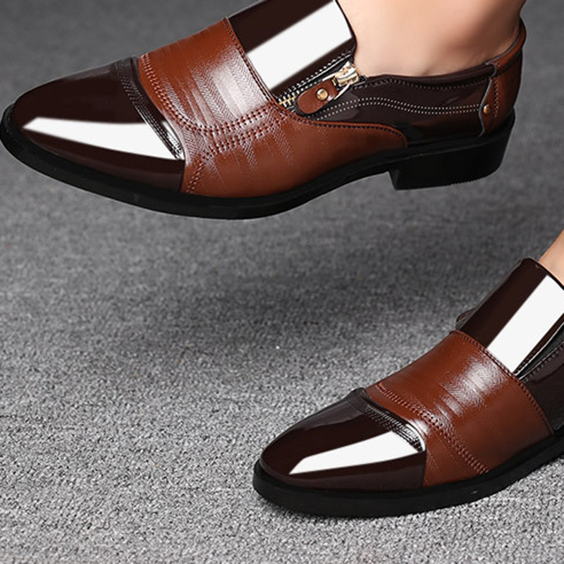 2019 new large-size business dress shoes for men