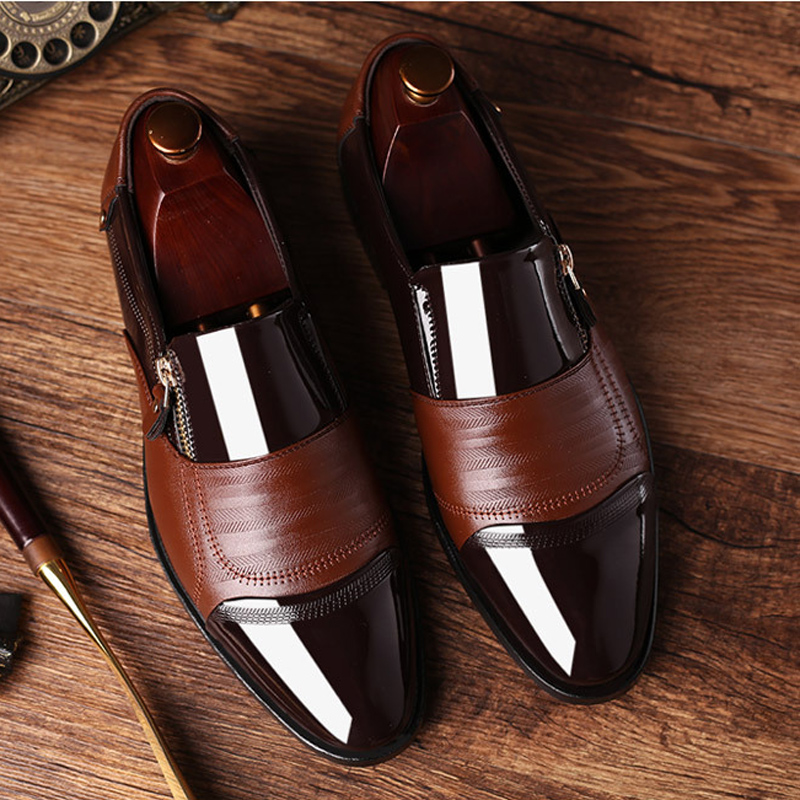 2019 new large-size business dress shoes for men