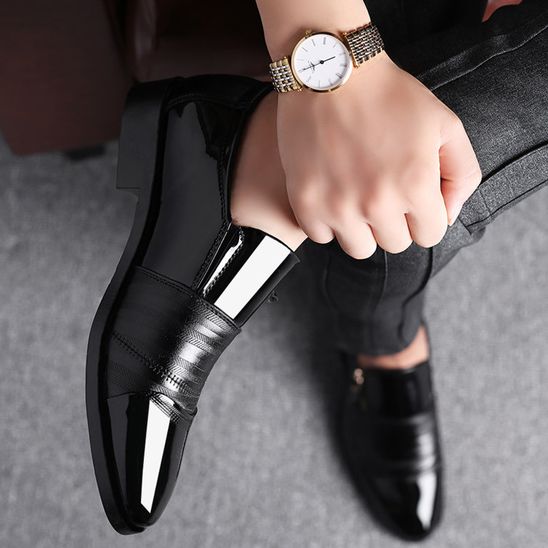 2019 new large-size business dress shoes for men