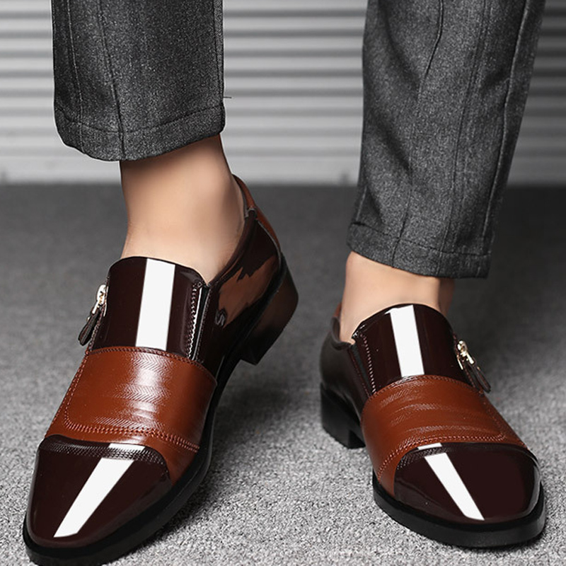 2019 new large-size business dress shoes for men