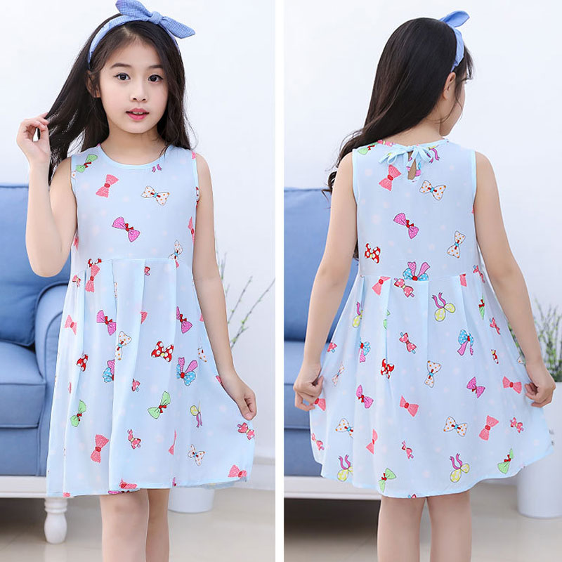 Children's wear 2019 new children's summer cotton dress baby dress dress girl princess dress