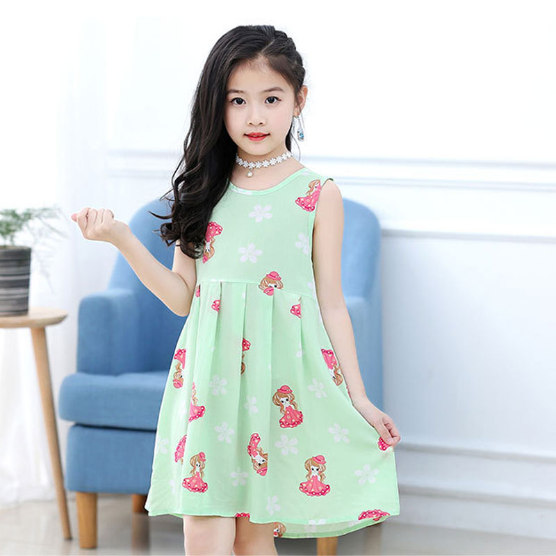 Children's wear 2019 new children's summer cotton dress baby dress dress girl princess dress