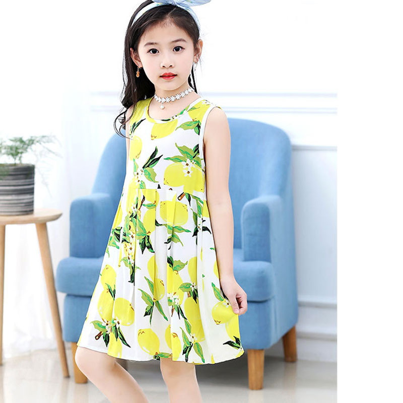 Children's wear 2019 new children's summer cotton dress baby dress dress girl princess dress