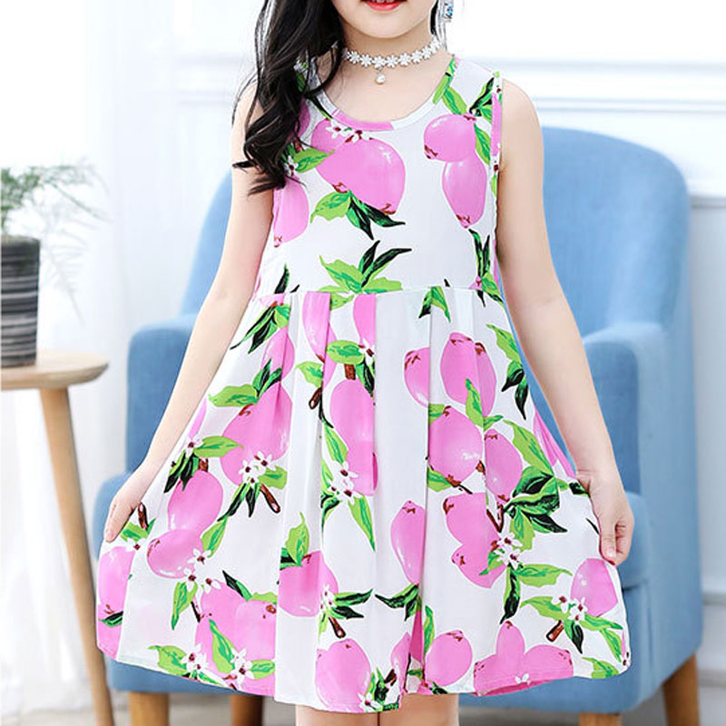Children's wear 2019 new children's summer cotton dress baby dress dress girl princess dress