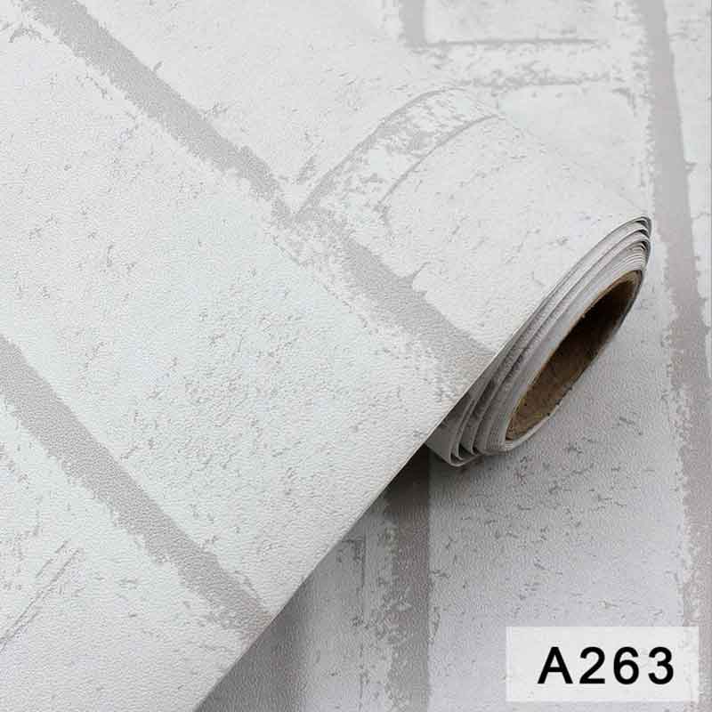 Self-adhesive reinforced vintage 3D brick wall paper for living room bedroom background