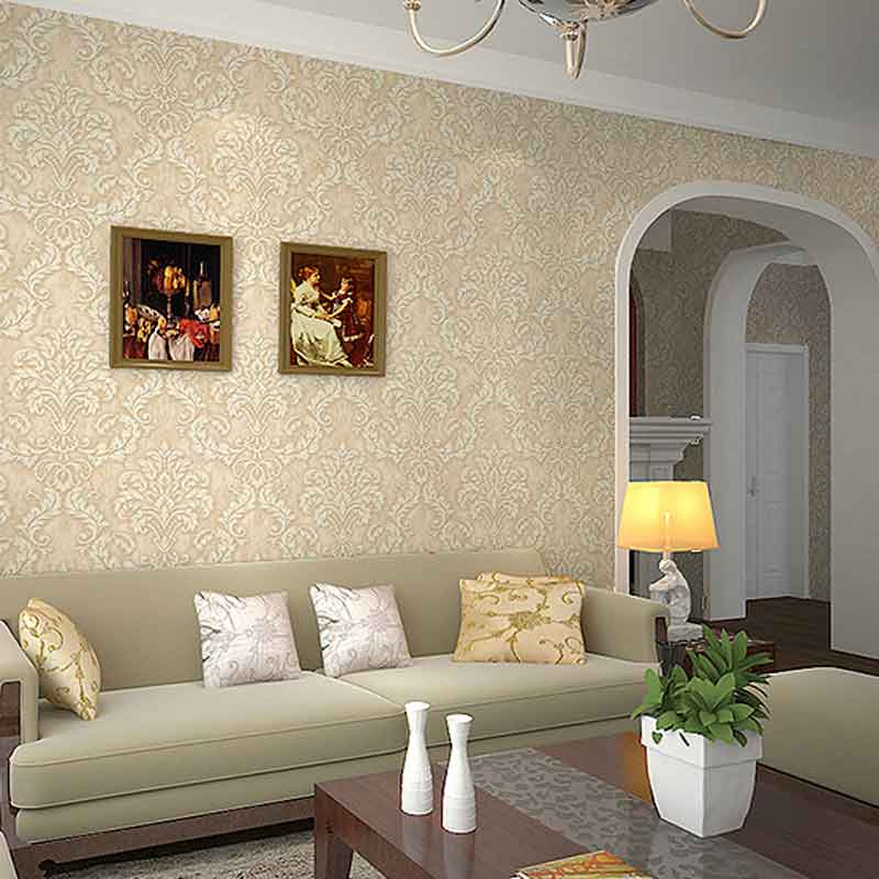 European wallpaper Damascus joker sitting room bedroom TV background wall paper