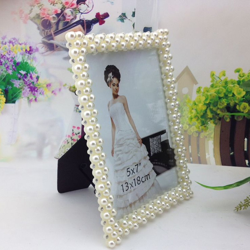 Creative white pearl resin 3 photo frame 6/7/8/10/12/a4 photo frame