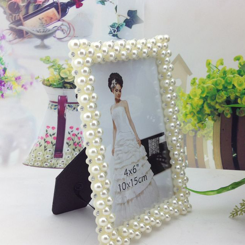 Creative white pearl resin 3 photo frame 6/7/8/10/12/a4 photo frame